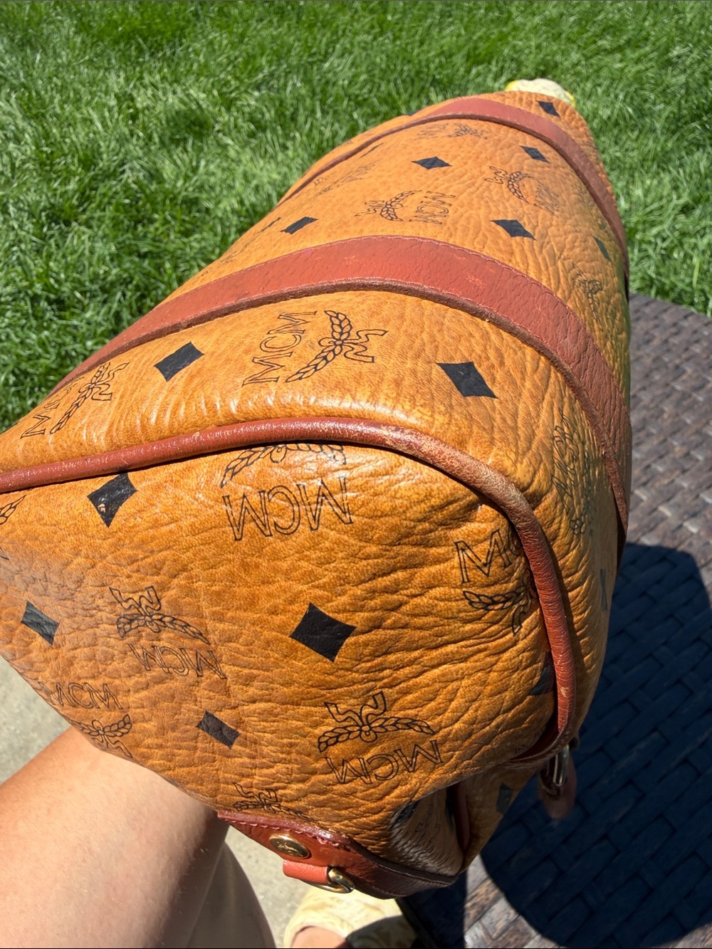 Vintage MCM Golf Collection Boston Bag [rare] - Picture 11 of 14